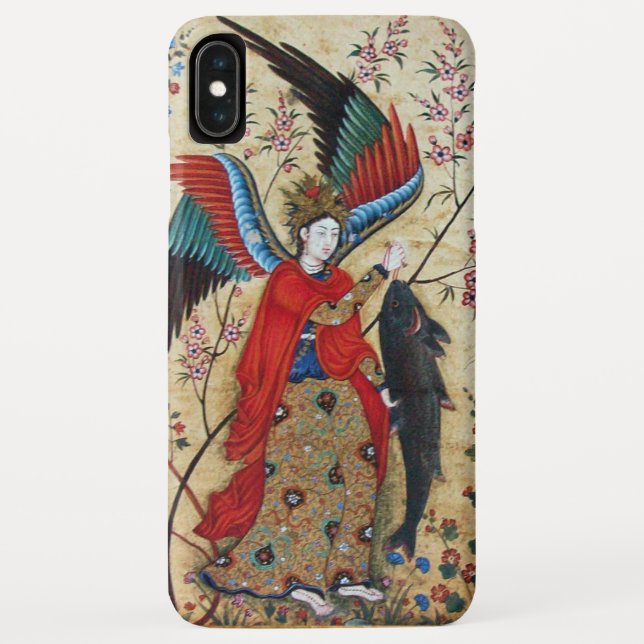 CAPA PARA iPhone, Case-Mate  ARCHANGEL RAPHAEL E PARCHES DE PEIXE (Verso)