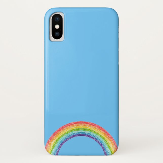 Capa Para iPhone, Case-Mate Arco-íris e céu azul (Verso)