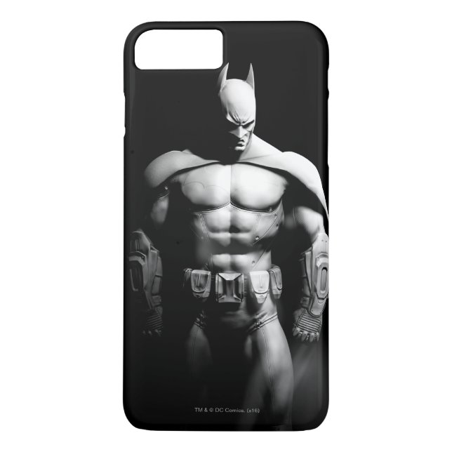 Capa Para iPhone, Case-Mate Arkham City | Batman Black and White Wide Pose (Verso)