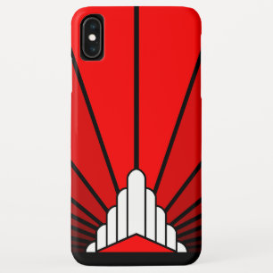 Capa Para iPhone Da Case-Mate Art deco sun em vermelho