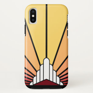 Capa Para iPhone Da Case-Mate Art deco sun no amanhecer