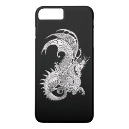 Capa iPhone 8 Plus/7 Plus Art Nouveau estilo Dragon