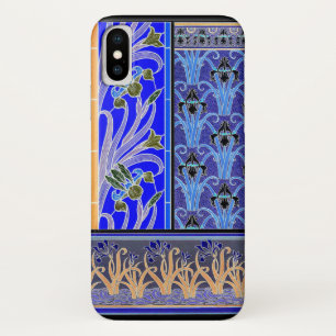 Capa Para iPhone Da Case-Mate Art nouveau flor da íris elegante vintage floral