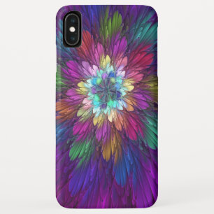 Capa Para iPhone Da Case-Mate Arte abstrata fractal de flor psicodélica colorida