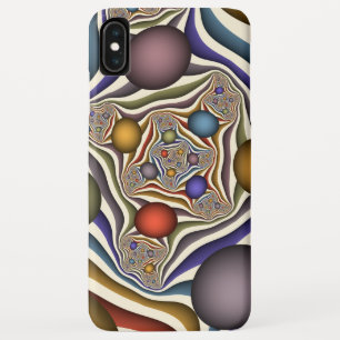Capa Para iPhone Da Case-Mate Arte abstrata fractal moderna e colorida voando al