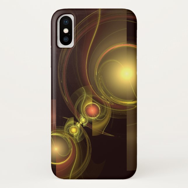 Capa Para iPhone, Case-Mate Arte Abstrato de Conexão Inteira (Verso)