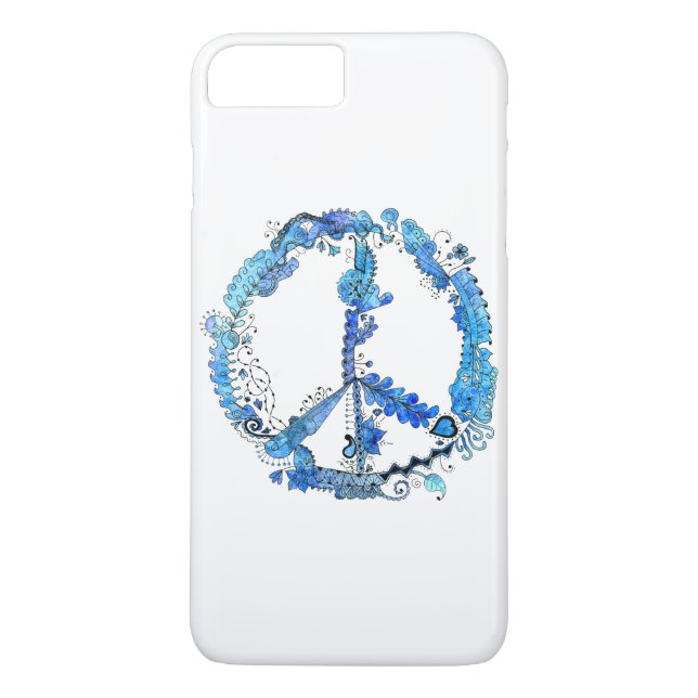 Capa Para iPhone, Case-Mate Arte artística ilustrada da caneta do sinal de paz (Verso)