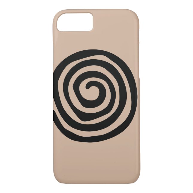 Capa Para iPhone, Case-Mate Arte asteca espiral tribal do petroglyph (Verso)
