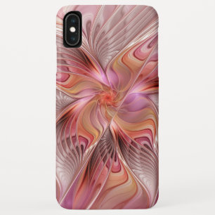Capa Para iPhone Da Case-Mate Arte colorida do Fractal da fantasia da borboleta