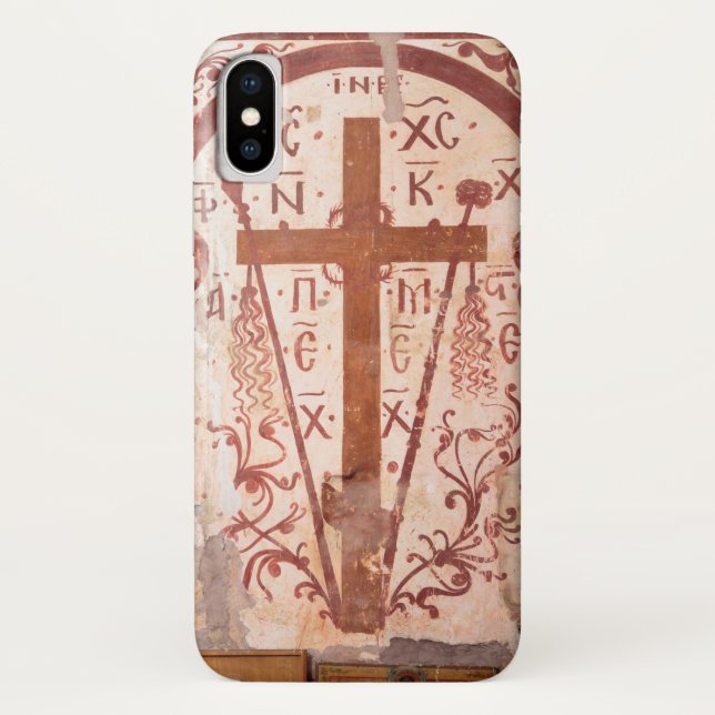 Capa Para iPhone, Case-Mate Arte da Cruz Cristã (Verso)