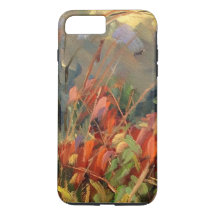 Arte da Natureza Laranja Vermelho