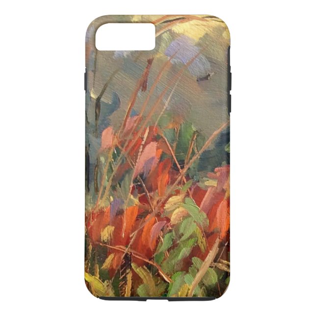 Capa Para iPhone, Case-Mate Arte da Natureza Laranja Vermelho (Verso)