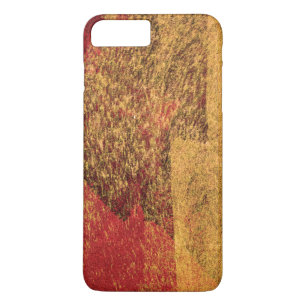 Capa iPhone 8 Plus/7 Plus Arte de pincel abstrato de tinta preta de cor amar