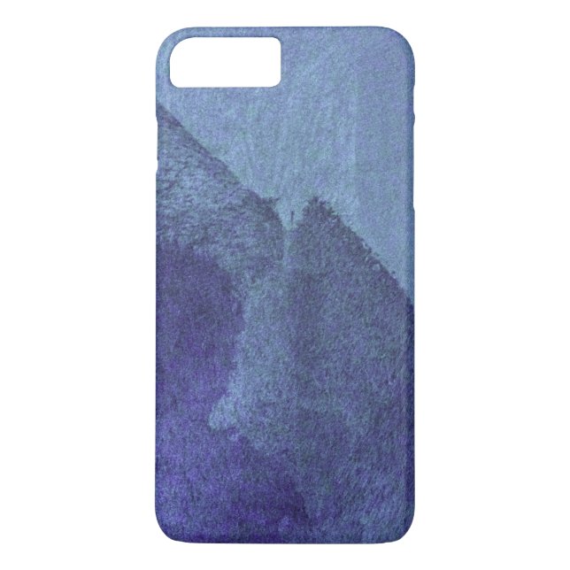 Capa Para iPhone, Case-Mate Arte de pintura abstrato do mar azul (Verso)
