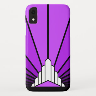 Capa Para iPhone Da Case-Mate Arte deco Sun em iPhone roxo / iPad case