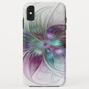 Capa Para iPhone Da Case-Mate Arte Fractal Floral Moderno Flor Abstrata Colorida