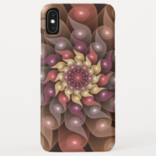 Capa Para iPhone Da Case-Mate Arte Fractal Moderna Abstrato de Flor Shiny Surrea