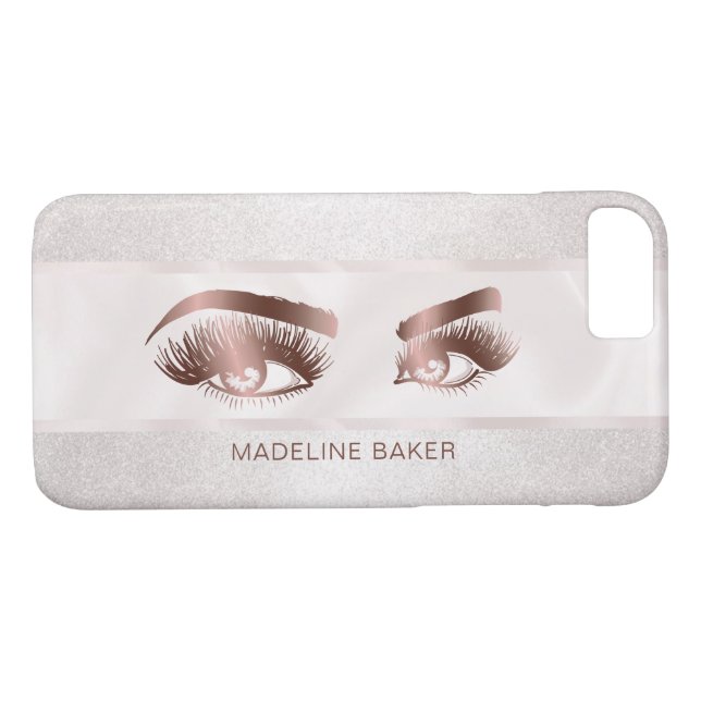 Capa Para iPhone, Case-Mate Artista de maquilhagem Olhos-da-sobrancelha Lashes (Verso (Horizontal))