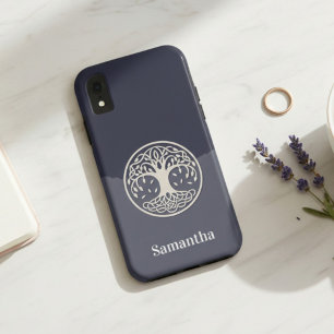 Capa Para iPhone Da Case-Mate Árvore Celta da Vida com Nome