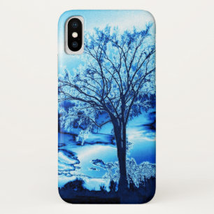 Capa Para iPhone Da Case-Mate Árvore em gelo azul