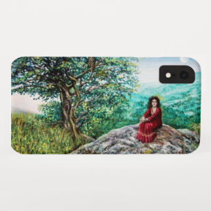Capa Para iPhone XR ÁRVORE MÁGICA/alvorecer na madeira e na senhora