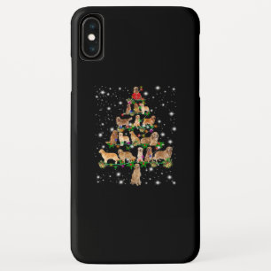 Capa Para iPhone Da Case-Mate Árvore Natal De Retriever De ouros Coberta Por Fla