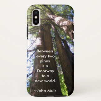 Capa Para iPhone Da Case-Mate Árvores Redwood com Citação de Muir