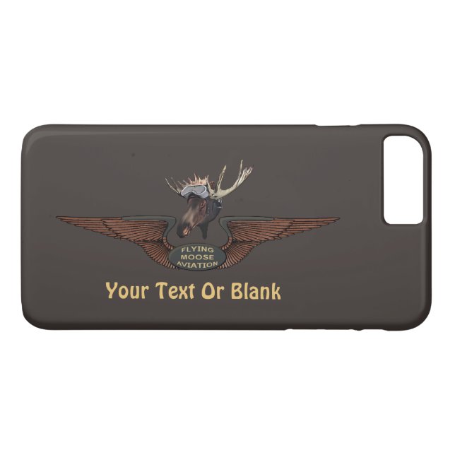 Capa Para iPhone, Case-Mate Asas de Piloto Bush do Alce Voador (Verso (Horizontal))