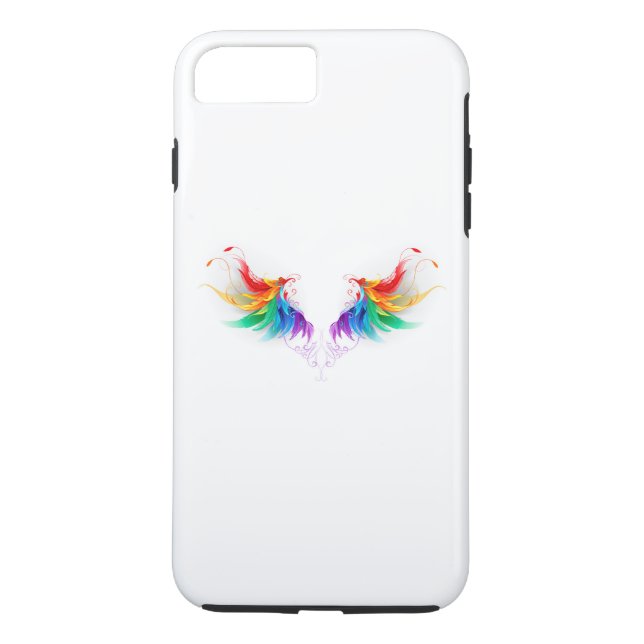Capa Para iPhone, Case-Mate Asas Fluffy Rainbow (Verso)