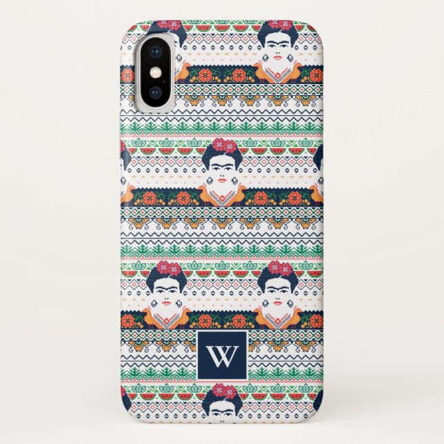 Capa Para iPhone, Case-Mate Asteca de Frida Kahlo | (Verso)