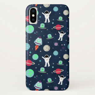 Capa Para iPhone Da Case-Mate Astronautas Planetas Foguetes e Alienígenas