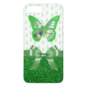 Capa Para iPhone Da Case-Mate Atenção à doença de Lyme Borboleta Faux Glitter