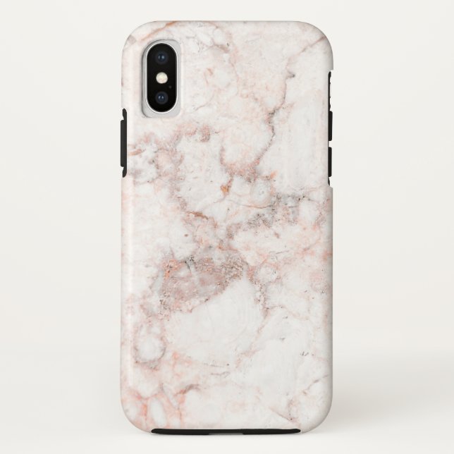 Capa Para iPhone, Case-Mate Aumentou o mármore branco (Verso)