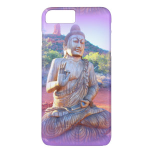 Capa iPhone 8 Plus/7 Plus aura buddha da lavanda