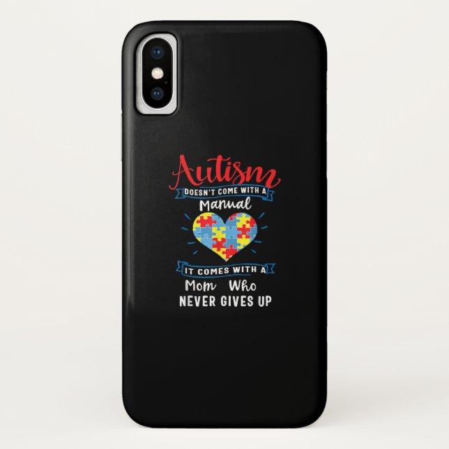 Capa Para iPhone, Case-Mate Autista| Autismo não vem com um manual (Verso)