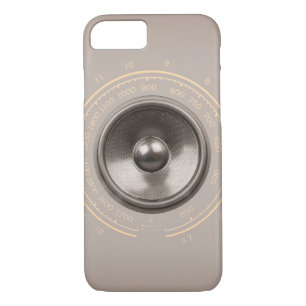 Capa Para iPhone Da Case-Mate Auto-falante de música e discagem por rádio retrô