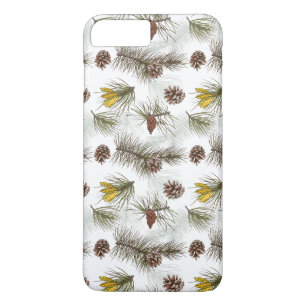 Capa iPhone 8 Plus/7 Plus Autumn Pine Cones