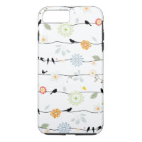 Aves em Vinhas com Flores