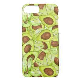 Capa iPhone 8/7 Avocado Pattern