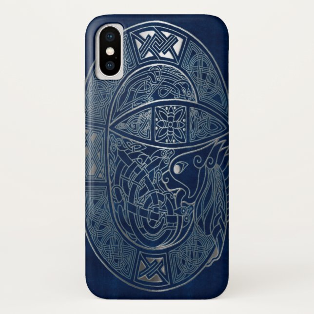 Capa Para iPhone, Case-Mate Azul Celta Dragão (Verso)