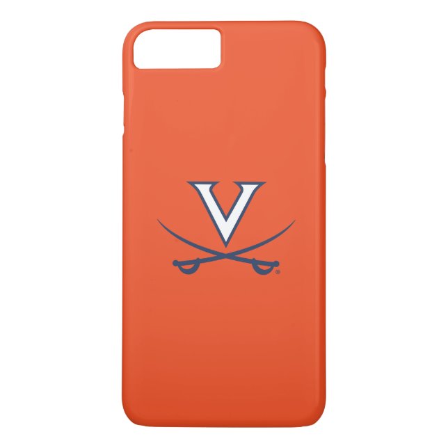 Capa Para iPhone, Case-Mate Azul das espadas | dos Cavaliers V de Virgínia (Verso)