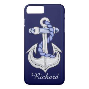 Capa Para iPhone Da Case-Mate Azul de Âncora Náutica
