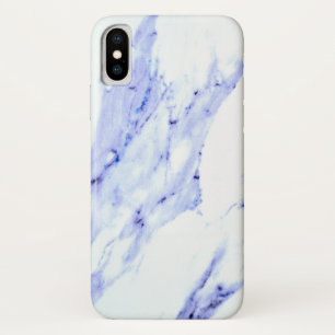 Capa Para iPhone Da Case-Mate Azul e mármore branco