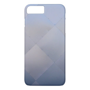 Capa iPhone 8 Plus/7 Plus Azul metálico brilhante moderno, com verificação