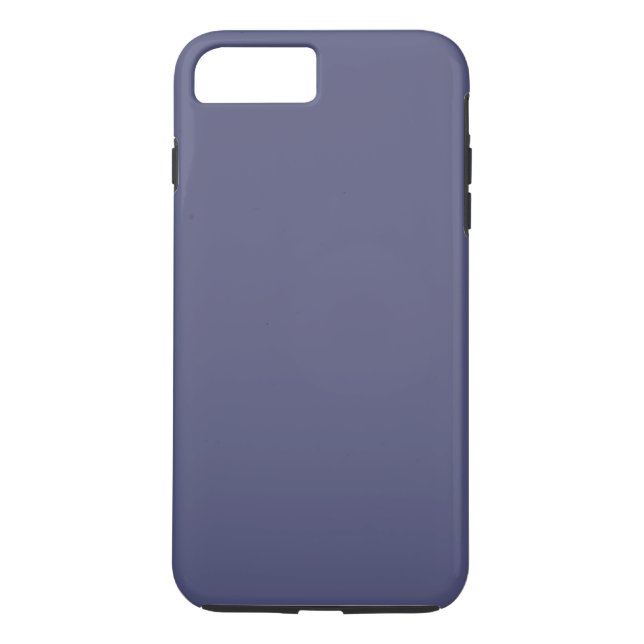 Capa Para iPhone, Case-Mate Azul Simples Ombre Simples Personalizado (Verso)