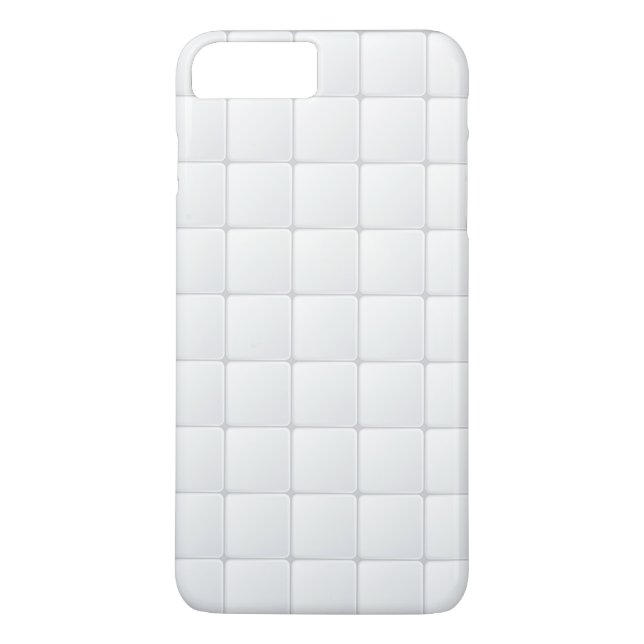 Capa Para iPhone, Case-Mate Azulejo branco (Verso)