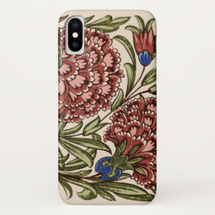 Capa Para iPhone Da Case-Mate Azulejo Flor de Cravo Antigo Rústico Arte De Morga