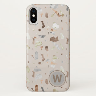 Capa Para iPhone Da Case-Mate Azulejo Terrazzo Italiano Monograma