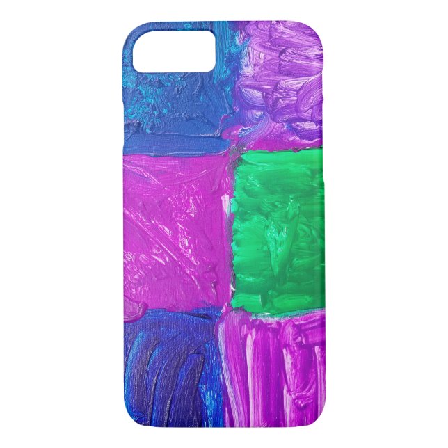Capa Para iPhone, Case-Mate azulejos de tinta texturizados (Verso)
