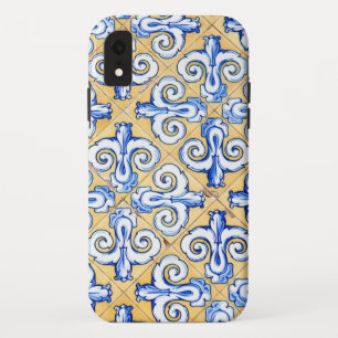 Capa Para iPhone Da Case-Mate Azulejos Espanhóis - Azulejo Azul, Amarelo e Bran